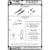 1/48 Spitfire Mk.IXe/XVIe Early Conical Hispano 20mm and Browning .50 Cal for Airfix