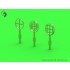 1/72 PZL P11a/b/c wz. 33 Machine Gun Barrels, Gunsight and Venturi Tube
