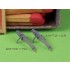 1/72 WWI German Machine Gun Spandau LMG 08/15 (2pcs) with Short Charging Handle Guns