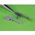 1/72 WWI German Machine Gun Spandau LMG 08/15 (2pcs) with Short Charging Handle Guns