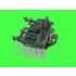 1/200 IJN Type 96 25mm Twin Mount Late with Le Prieur Mechanical Sights (4pcs)