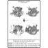 1/200 IJN Type 96 25mm Twin Mount Late with Le Prieur Mechanical Sights (4pcs)
