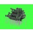 1/200 IJN Type 96 25mm Triple Mount Late with Le Prieur Mechanical Sights (4pcs)