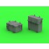 1/200 IJN Type 96 25mm Ammo Boxes Two Types (24pcs)