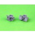 1/350 IJN Type 96 25mm Twin Mount Early with Open Ring Sights (6pcs)