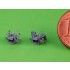 1/350 IJN Type 96 25mm Twin Mount Early with Open Ring Sights (6pcs)