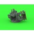 1/350 IJN Type 96 25mm Twin Mount Early with Open Ring Sights (6pcs)