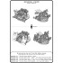 1/350 IJN Type 96 25mm Triple Mount Early with Open Ring Sights (6pcs)
