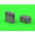 1/350 IJN Type 96 25mm Ammo Boxes Two Types (40pcs)