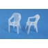 1/35 Plastic Garden Chairs (each height: 2.7cm, 2pcs)