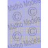 Water-slide Decal - Small Yellow Numbers