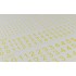 Water-slide Decal - Small Yellow Numbers