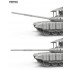 1/72 Russian T-72B3M Main Battle Tank with Roof-Mounted Slat Armour