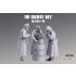 1/35 WWII German "The Coldest Day" (3 figures, 1 barrel stove & 1 water bucket)