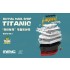Cartoon Royal Mail Ship Titanic (length: 100mm, height: 64mm, snap-fit, pre-coloured)