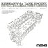 1/35 Russian V-84 Tank Engine for T-72 Tank
