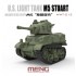 World War Toons - US Light Tank M5 Stuart [Q Version] (snap-fit)