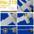 1/48 Heinkel He-219 Detail Set for Tamiya kit #89682 (1 Photo-etched Sheet)