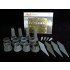 1/144 Lockheed C-5B Galaxy Engines for Roden kits
