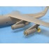 1/144 US Lockheed C-141 Starlifter Engines Set for Roden kits