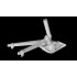 1/32 PZL.23 Karas Main Wheels and Tail Skid Assembly