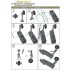 1/48 FMA IA 58 Pucara Landing Gears for Kinetic kits