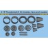 1/48 Fairchild Republic A-10 Thunderbolt II Air Intakes Fans & Nozzles for HobbyBoss kits