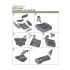 1/48 Rockwell B-1B Lancer Landing Gears with Wheels Bay for Revell kits
