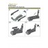1/48 Rockwell B-1B Lancer Landing Gears with Wheels Bay for Revell kits