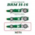 1/43 Multi-Material Kit: BRM H-16 Ver.C P115 1967 Italian GP #34