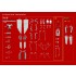 1/12 Full Detail kit - Ferrari 156/85 Ver.B: 1985 Rd.12 Italian GP #27, #28