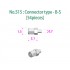 Metal Rivets Series No.S15: Connector type-B-S (54pcs)