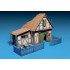 1/35 Shed with Wooden Fence (Size L x H x W: 269mm x 200mm x 165mm)