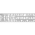 1/35 Railway Track with Dead End [European Gauge] (Length: 342mm)