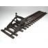 1/35 Railway Track with Dead End [European Gauge] (Length: 342mm)