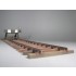 1/35 Railway Track with Dead End [European Gauge] (Length: 342mm)