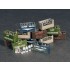 1/35 Milk Bottles and Wooden Crates 