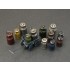 1/35 Milk Cans (12pcs) with Small Cart