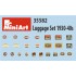 1/35 Luggage Set 1930s-1940s - Dog Cart, Pram, Suitcases & Bags