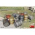 1/35 WWII German 200l Fuel Drums