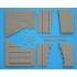 1/35 French Street (2 Ruined Buildings+Diorama Base, Base Size: 334mm x 252mm) 