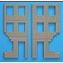1/35 French Street (2 Ruined Buildings+Diorama Base, Base Size: 334mm x 252mm) 