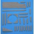 1/35 European Street (Ruined Building+Diorama Base, Base Size: 300mm x 215mm)