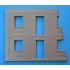 1/35 Cross-Roads Diorama Base (2 Ruined Buildings+Diorama Base, Base Size: 430mm x 330mm) 