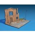 1/35 Russian Street (Ruined House+Street Accessories+Diorama Base,Base Size:348mm x 247mm)