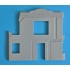 1/35 Russian Street (Ruined House+Street Accessories+Diorama Base,Base Size:348mm x 247mm)