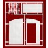 1/35 Diorama w/Farm Wall (Diorama Base+Farm Wall, Base Size: 346mm x 207mm)
