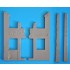 1/35 German Street (3 Ruined Buildings+2 Diorama Bases, Base Size: 446mm x 173mm)