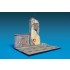 1/35 French Village Street w/WWII French Posters (Ruined House+Diorama Base)