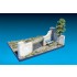 1/35 Diorama w/Park Wall (Part Wall+Street Accessories+Diorama Base,Base Size:236mmx178mm)